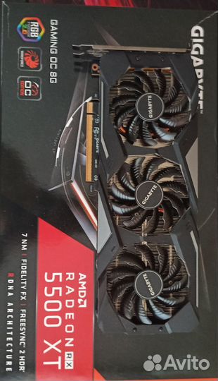 Видеокарта AMD Radeon rx 5500XT 8GB