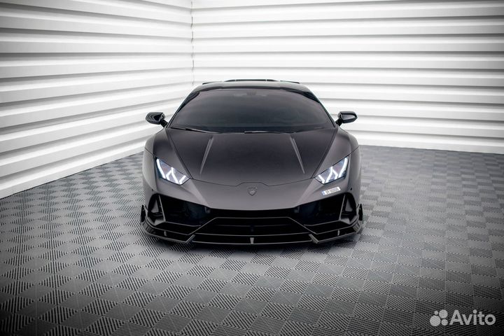 Карбоновый передний сплиттер Lamborghini Huracan