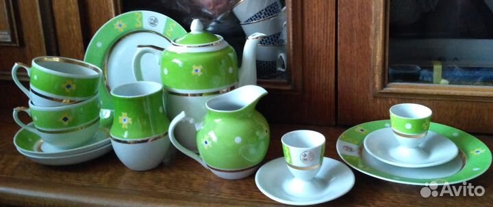 Набор для завтрака для двоих винтаж 60-е годы