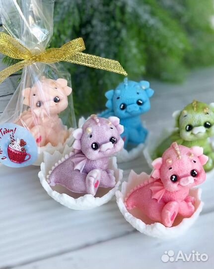 Мыло ручной работы Дракончики Новый год