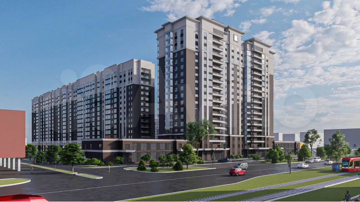 Квартира-студия, 27,4 м², 18/19 эт.