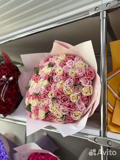 Подарочные букеты 101 роза,большой выбор