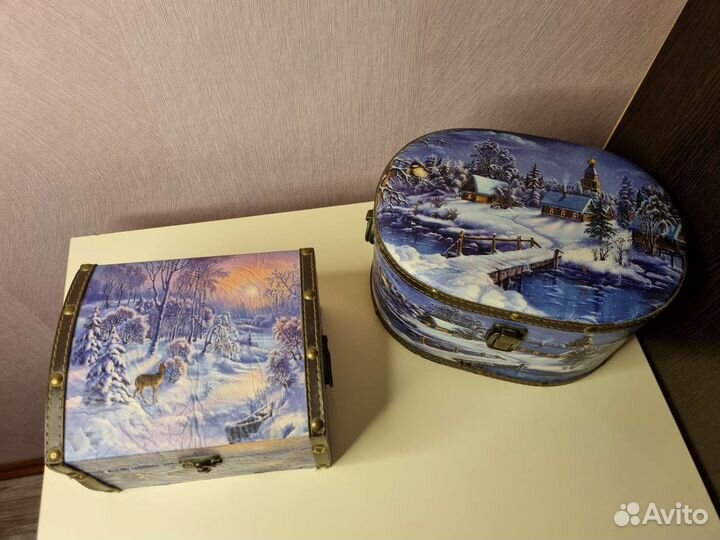 Сундучок для новогоднего подарка 2 шт