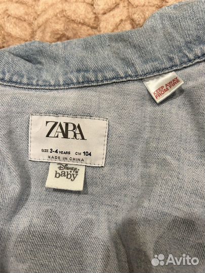 Джинсовая куртка zara