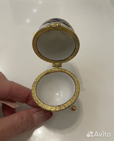 Шкатулка яйцо фаберже