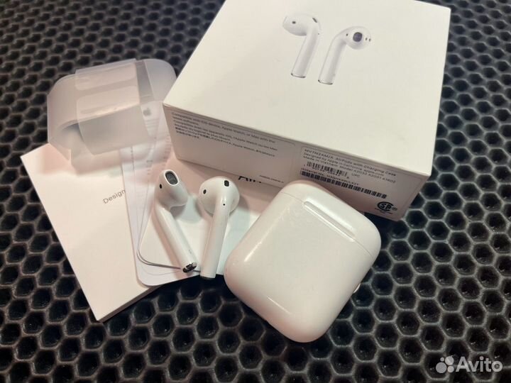 Наушники Airpods 2 оригинал/300+отзывов