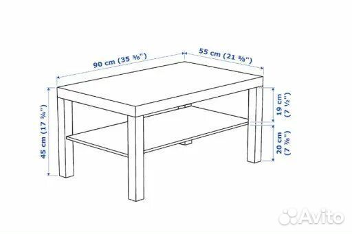 Журнальный стол - IKEA lack икеа