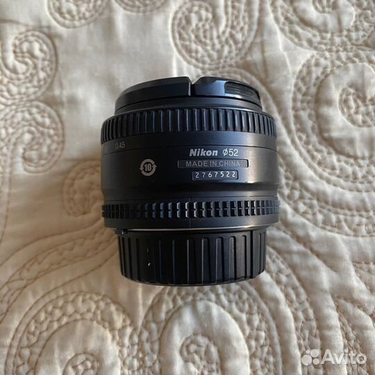 Объектив Nikon AF 50mm 1.8D