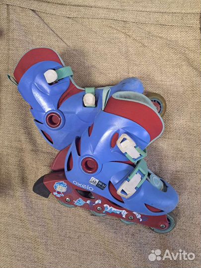 Ролики и защита р 30-32 раздвижные Oxelo decathlon