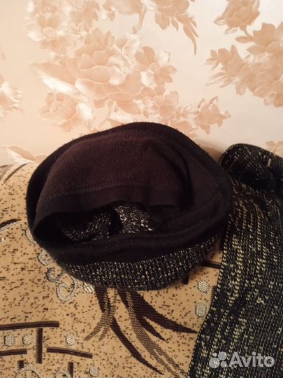 Комплект шапка и шарф