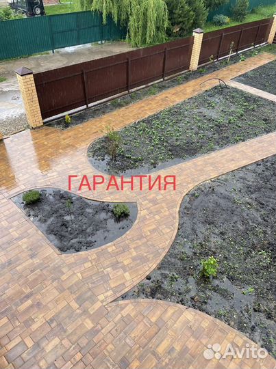 Укладка брусчатки