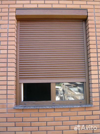 Рольставни для окна Алютех 900х1150 мм