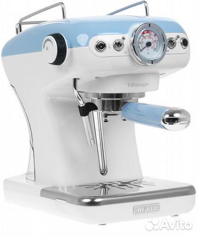 Рожковая кофеварка Ariete 1389голубой