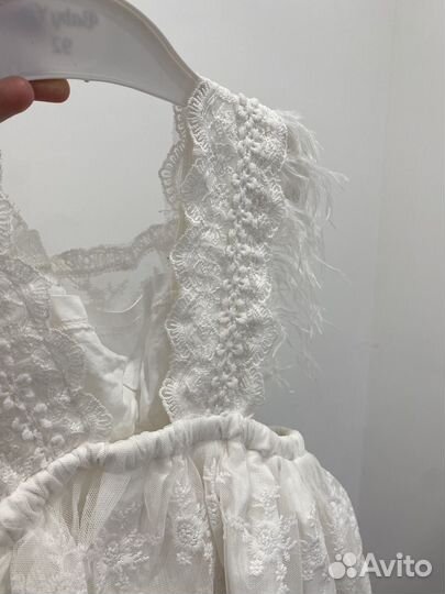 Платье боди праздничное 74-80