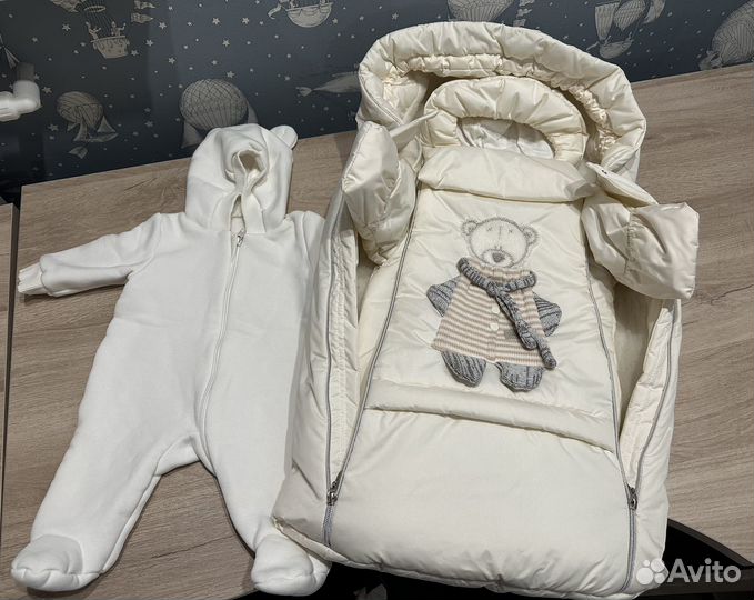 Конверт на выписку для мальчика зима