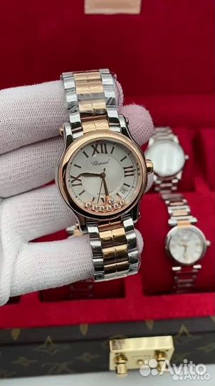 Женские кварцевые часы Chopard happy sport