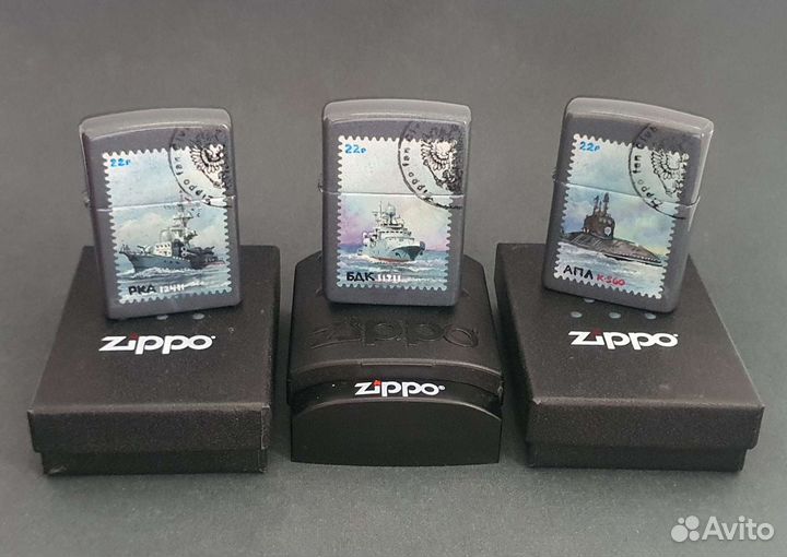 Зажигалки Zippo - Марки: На воде