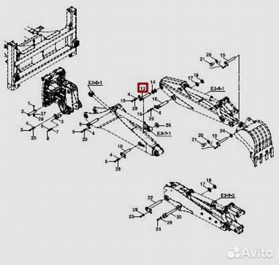Палец 811/01098 Hidromek
