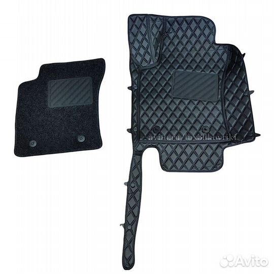 Коврики премиум G class W463. Чёрн/чёрн