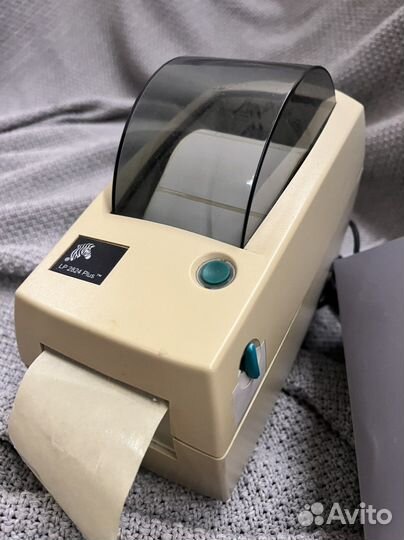 Термопринтер zebra LP2824 plus с этикетками