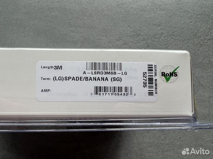 Кабель акустический Nordost Red Dawn 3 метра