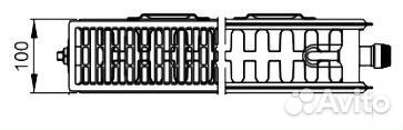 Стальной панельный радиатор Тип 33 Kermi (FTV) FKV