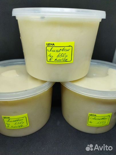 Белый липовый мед (Приморье)