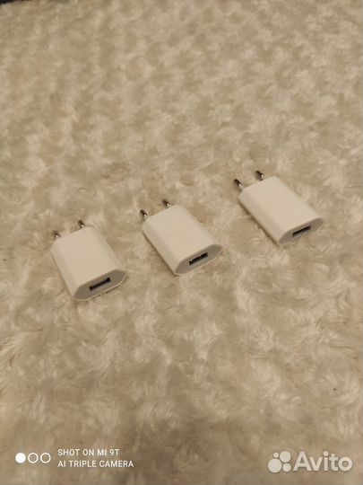 Адаптеры apple оригиналы USB A1400 5W 1A