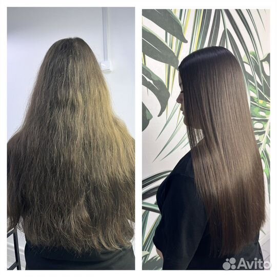 Выпрямление волос Биовыпрямление Наноботокс волос