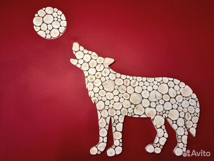 Панно из можжевельника 