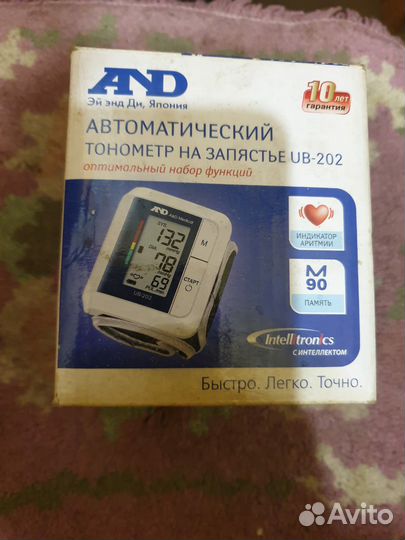 Тонометр автоматический на запястье and ub-202