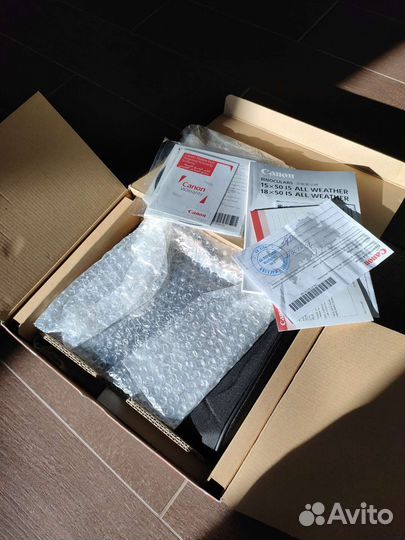 Бинокль Canon 18x50 IS All wether