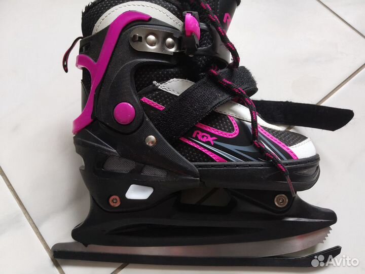 Коньки фигурные rgx раздвижные 31-34