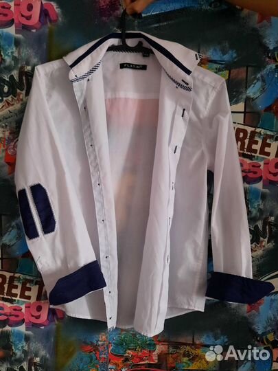 Рубашка школьная 140-146