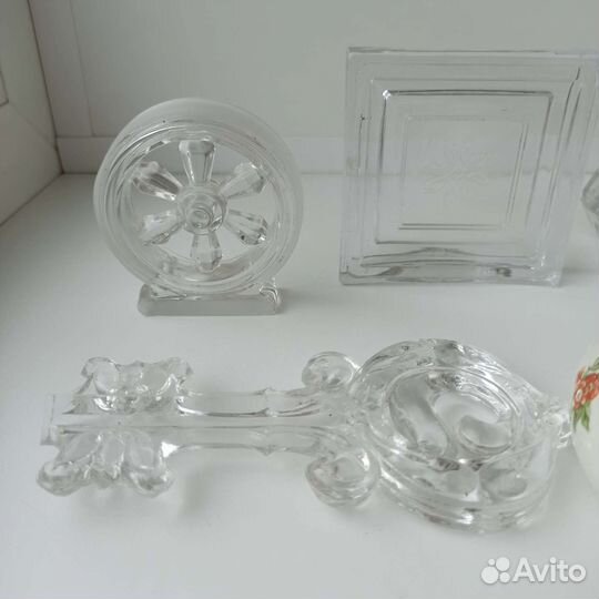 Предметы поштучно СССР хрусталь и др