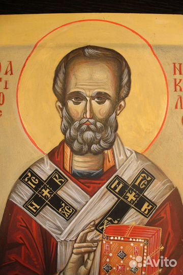 Икона Николая Чудотворца/Рукописные иконы