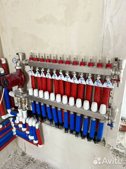 Частная бригада. монтаж теплых полов и отопления