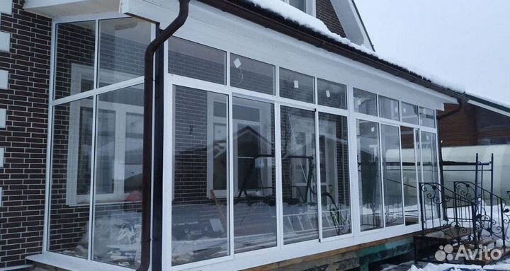 Остекление окон и балконов пвх