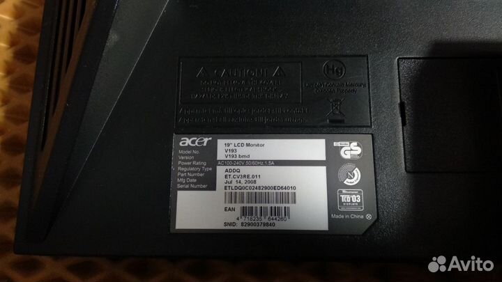 ЖК Монитор Acer V193