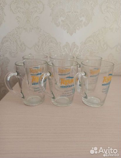 Кружки новые прозрачные