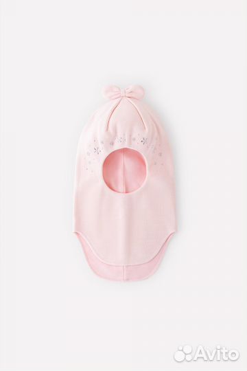 Шапка-шлем для девочки crockid новая 54-56 р. деми