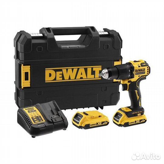 Аккумуляторная дрель-шуруповерт DeWalt DCD709D2T-Q