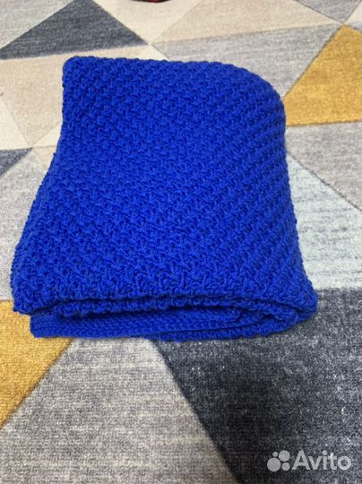 Плед детский вязаный ручная работа