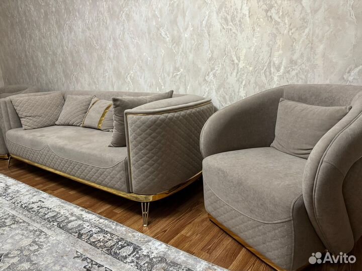 Диван и 2 кресла