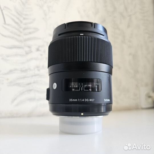 Объектив Sigma AF 35mm 1.4 DG Art Nikon Как Новый