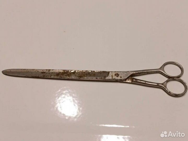Длинные ножницы СССР 1980х маникюрные ножницы СССР