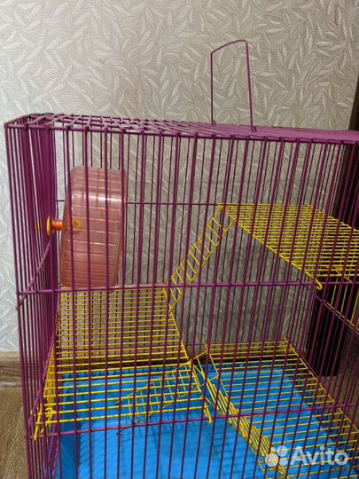 4х ярусная клетка для хомяков