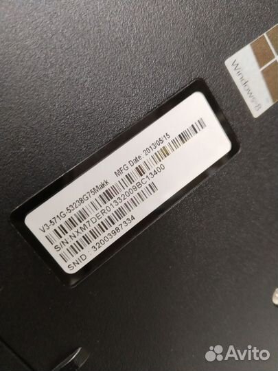 Acer V3-571G-53238G75Makk