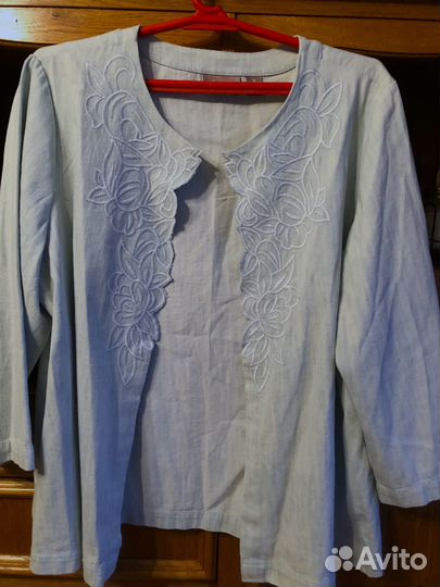 Блузоны большого размера. Лён