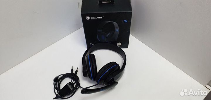 Наушники Проводные Накладные Sades SA-701 TPower